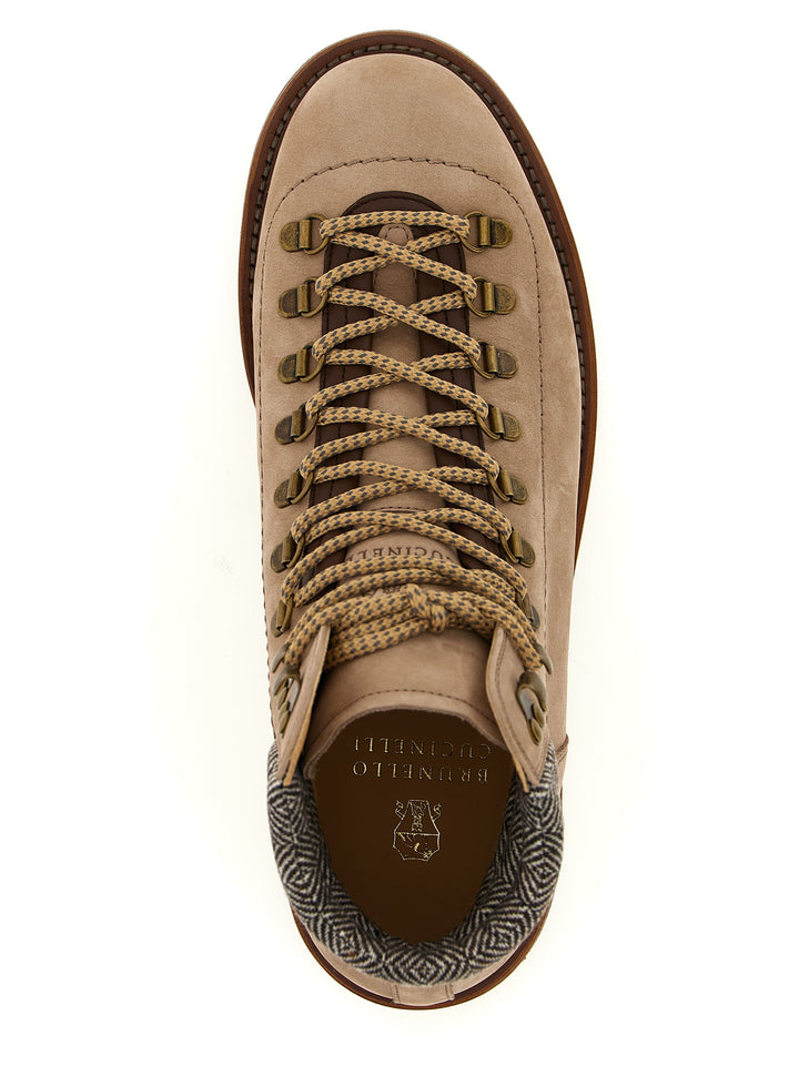 Brunello Cucinelli Mountain Boot Boots and Ankle Boots - Beige | e8a12b63aacd0950b6e5ede9f046a0654869b1a3