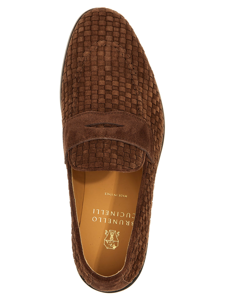 Brunello Cucinelli Penny Loafer Loafers - Brown | d37dd343159beccfe4c2337b2f6293587ce09d6d
