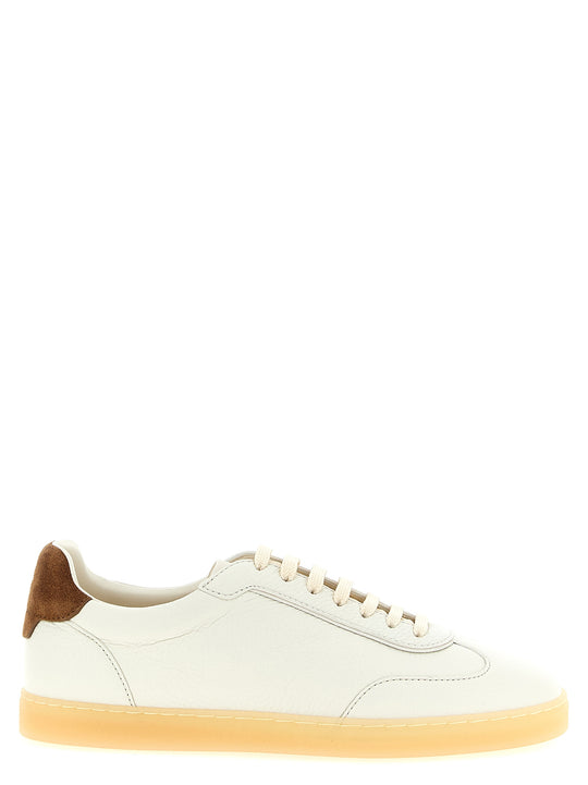 Leather Sneakers White