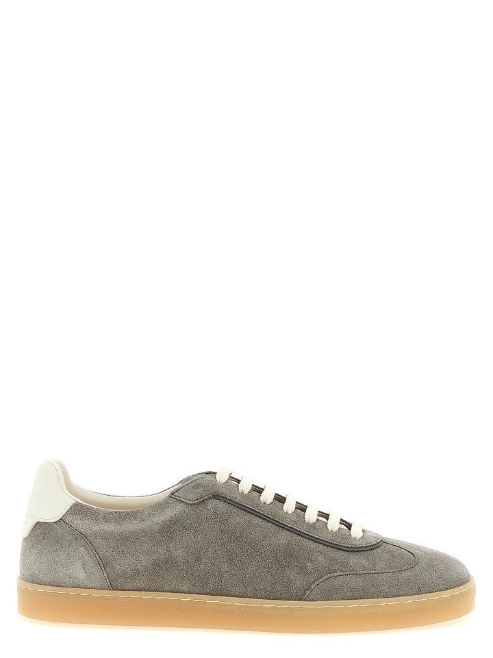 Brunello Cucinelli Suede Sneakers - Gray | e101b40d9300910f1a5b9750f9edde6f3607b66b