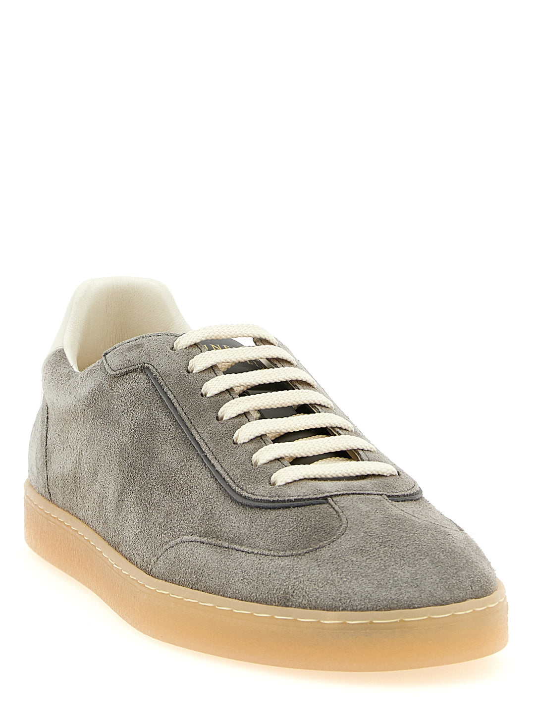 Brunello Cucinelli Suede Sneakers - Gray | 26a4552294ad066e7575fc58af2e872452aa07ff