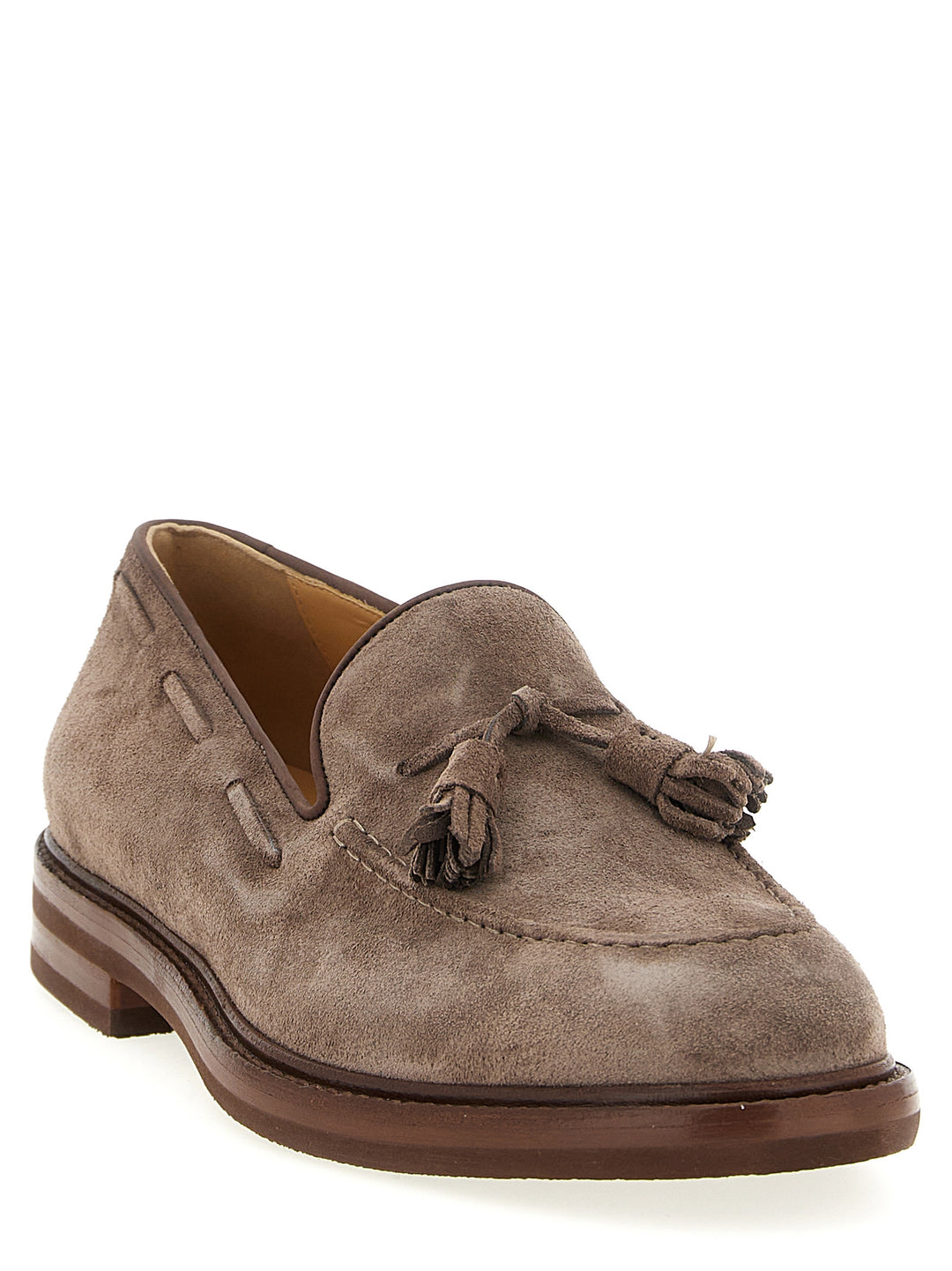 Brunello Cucinelli Tassel Loafers - Brown | 973cf6f589a21fbe152ceecab89afa31d5aea2dc
