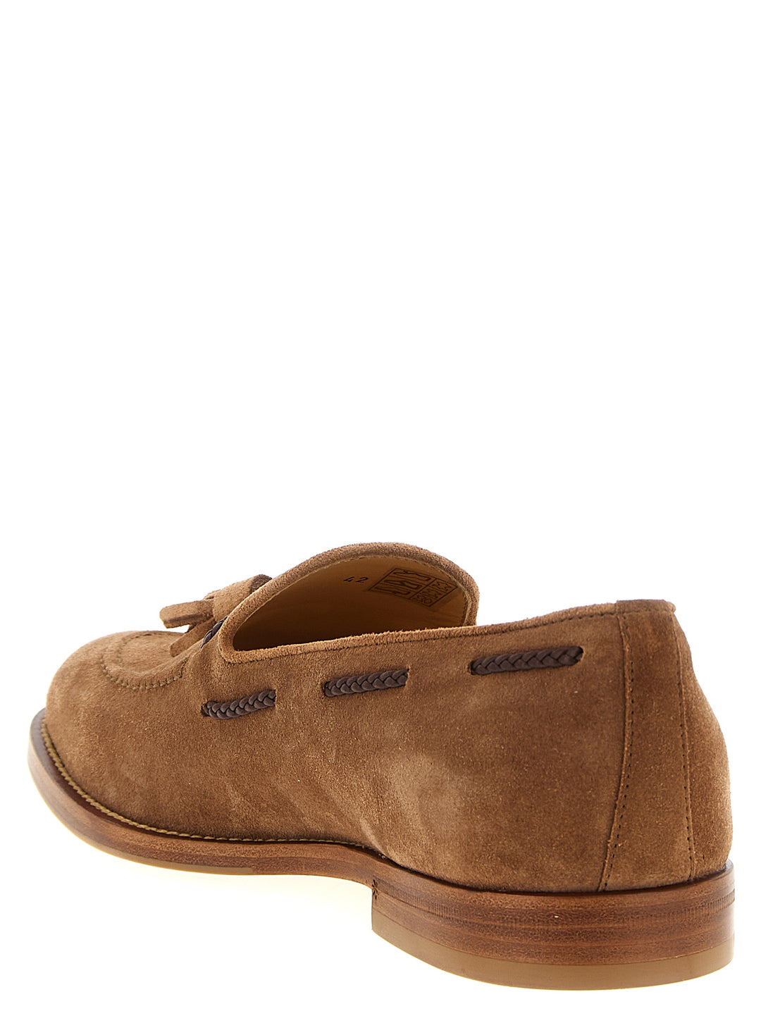 Brunello Cucinelli Suede Loafers - Brown | 4500793384974690bf0082eb23bcc5a054fe20ec