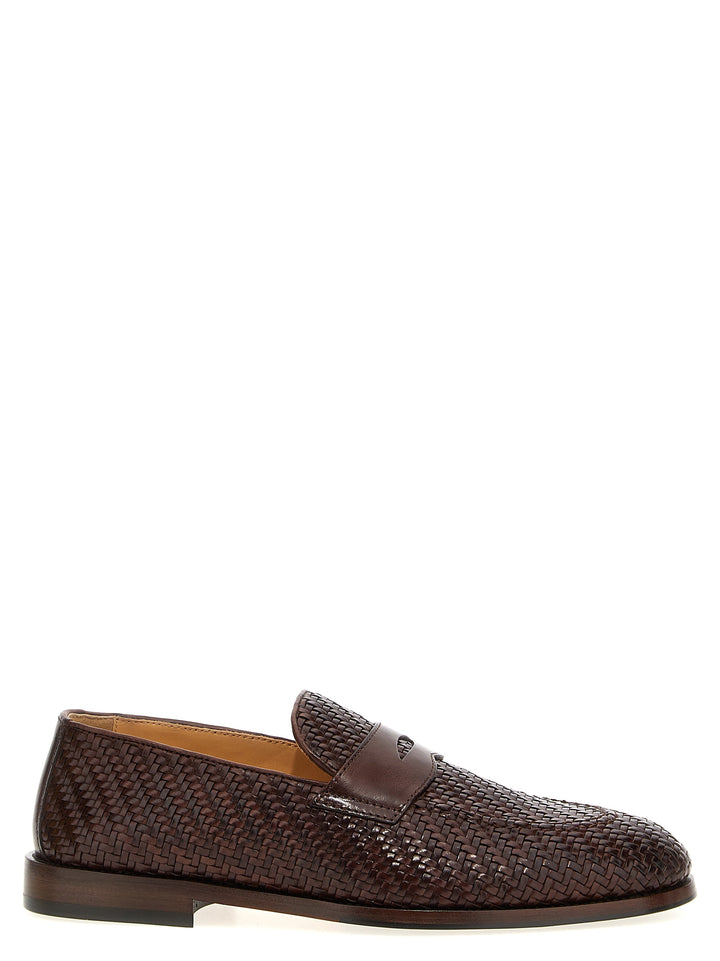 Brunello Cucinelli Penny Loafer Loafers - Brown | 44f6e47ee8d8cac13d7e30f7d664969b02a109d9