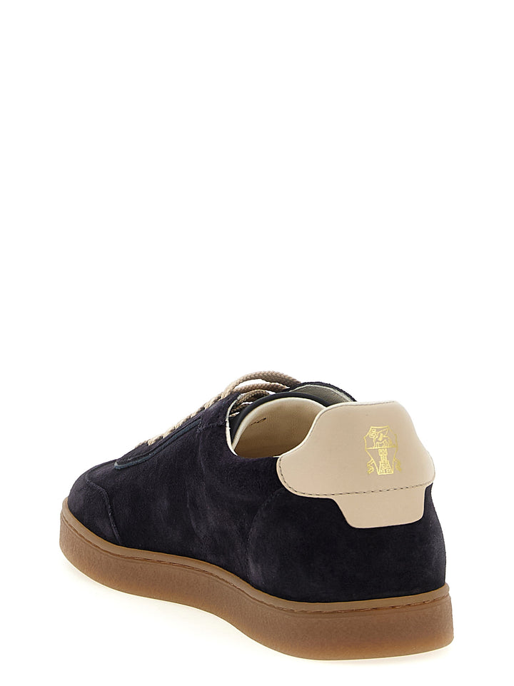 Brunello Cucinelli Suede Sneakers - Blue | 07786c539a030cb7c69a28dd50f7b9e720125e4e