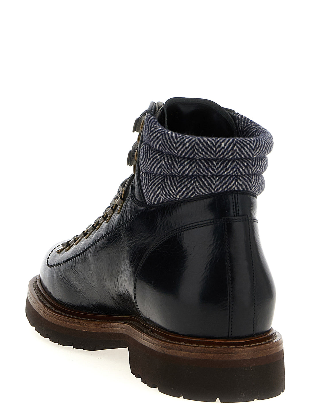 Brunello Cucinelli Mountain Boot Boots and Ankle Boots - Black | 56e5372f78dafdab3f1673eb7eeb2c59c4875316