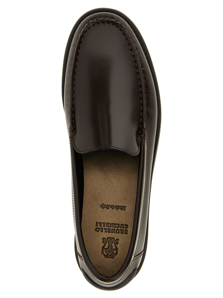 Brunello Cucinelli Monile Loafers - Brown | 252379d02a0943c23ec9a85d69807e687f476ae2