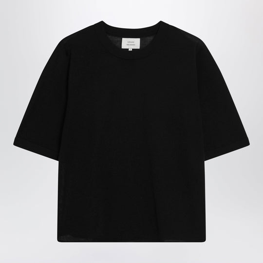 Black Nala Fluid Cashmere Top