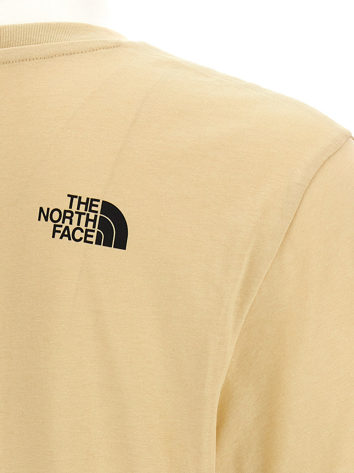 The North Face Fine T-shirt - Beige | a5997da79db454475b3512fb90b28ddd79123af4