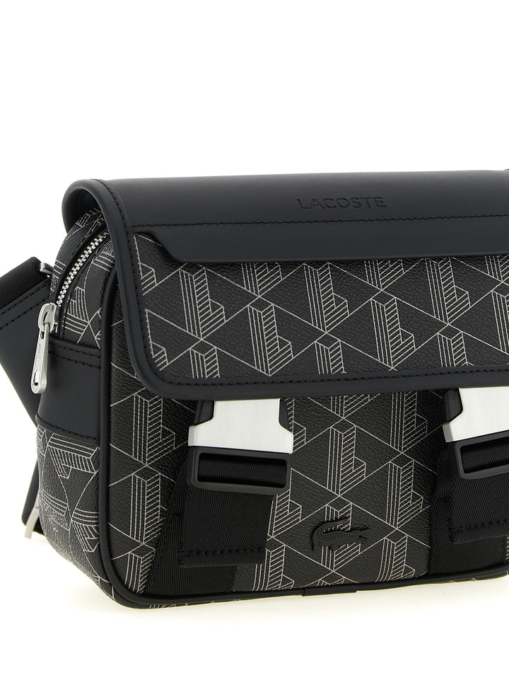 Lacoste The Blend Crossbody Bags - Black | 4cb025c0ef52346f680bc0384cf633b516f4ed45