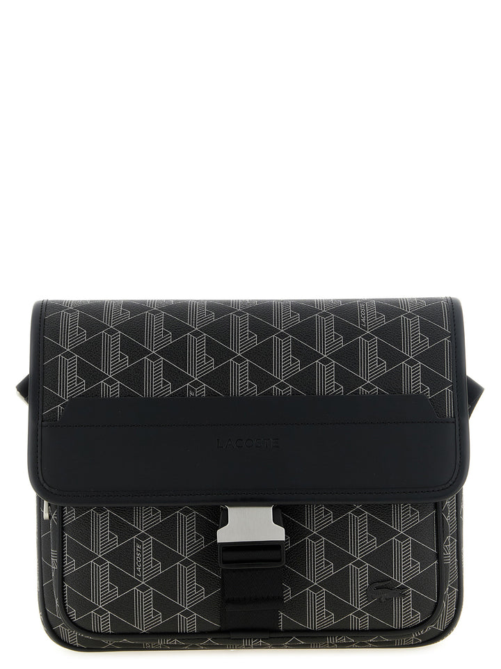 Lacoste The Blend Crossbody Bags - Black | 643e899d3e3c41936f95c76553e9d6137da30d24