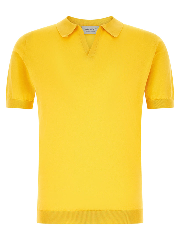 John Smedley Noah Polo - Yellow | 142c17ad3ac51e211d9745413d8331223c785248