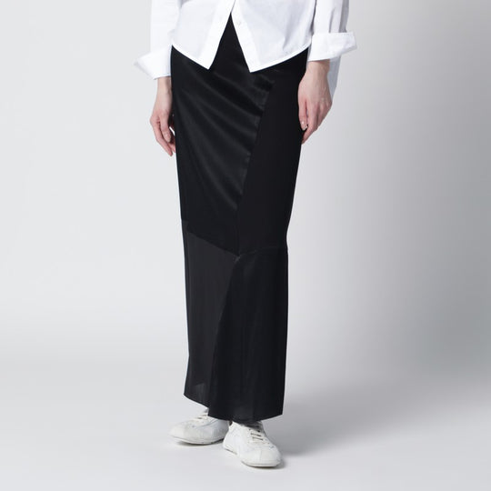 Black Patchwork Skirt