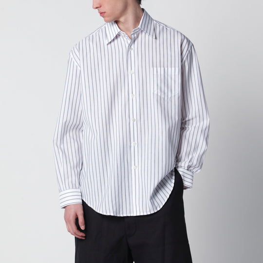 White Striped Cotton Shirt