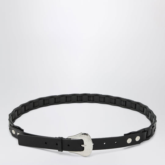 Black Leather Belt