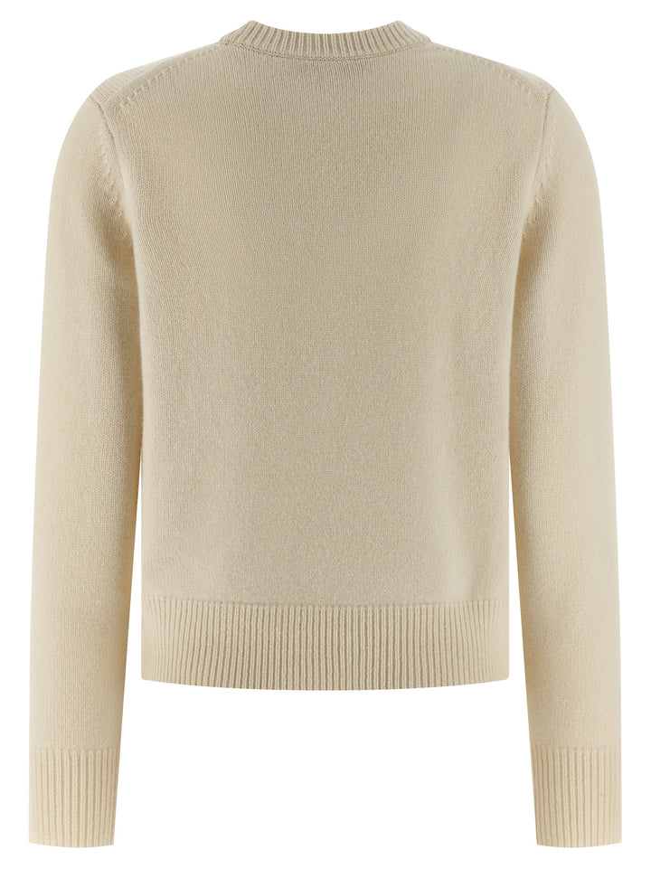 Maison Kitsune Fox Head Sweaters and Cardigans - Beige | 636fd2307b1ee123f7ed5b1eb1e7340bbc2a95f7