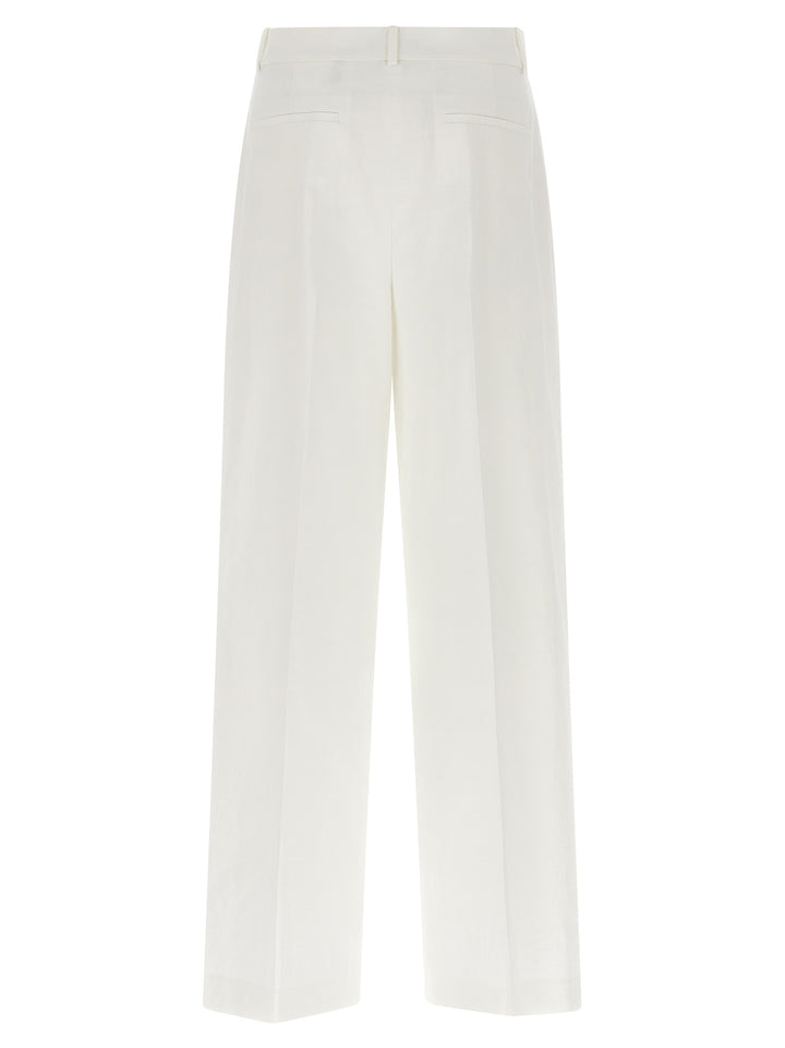 Theory Hw Casual Pants - White | d9e1c6a0b0f652cf972b6e70cb26e6bb6a139199