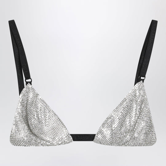 Crystal Mesh Bra In Crystal