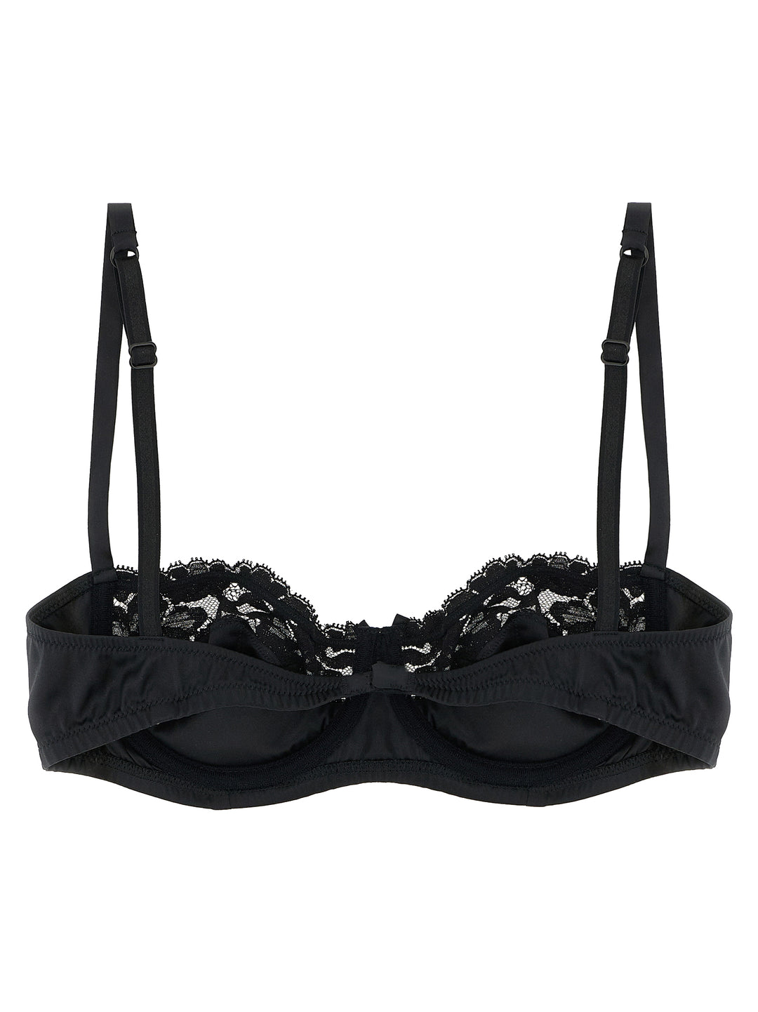 Dolce & Gabbana Bra In Silk And Lace INTIMO - Black | 53d3ad6b0dfa7bb289887566e7a49665076d54cf