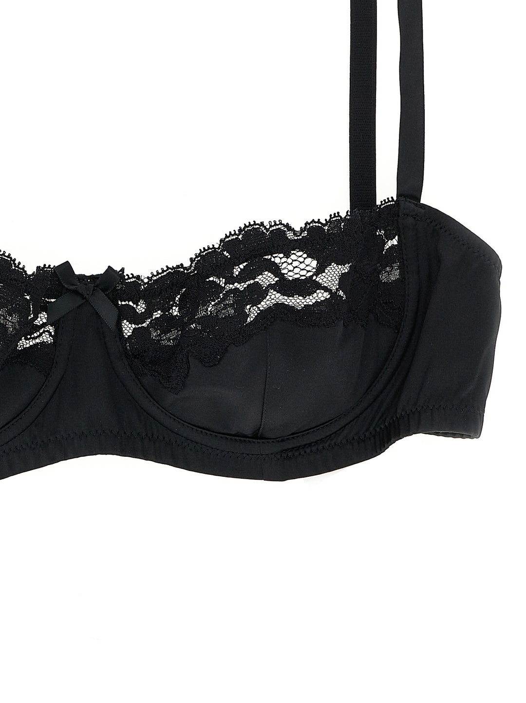 Dolce & Gabbana Bra In Silk And Lace INTIMO - Black | 583e3f55cc06a905011eb4574d005ef557ef9845