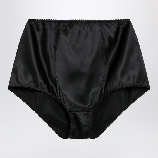 Black Satin Culottes