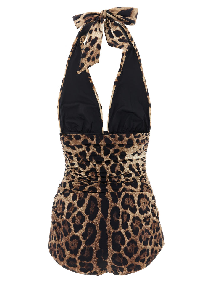 Dolce & Gabbana Leopardo Beachwear - Brown | ae7b0701fc6c3ebc15f61f0cb89a3d61e9839e96