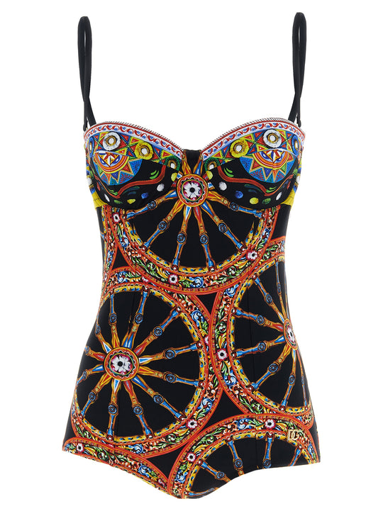 Carretto Beachwear Multicolor