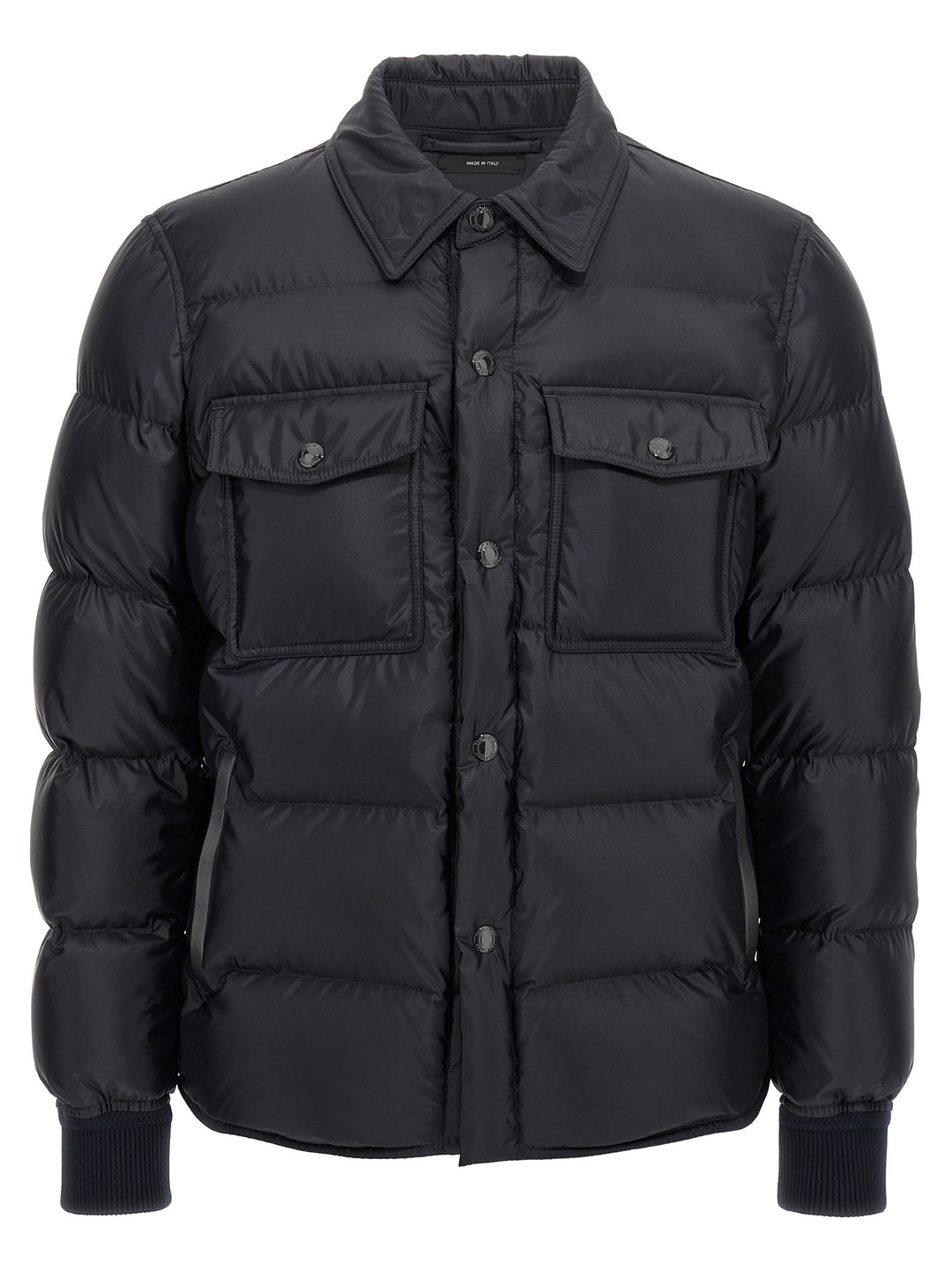 Tom Ford Shirt Collar Down Jacket Puffer Jackets - Blue | a7d60331ec7a77ccb4e069d9ece6318f2b522e89