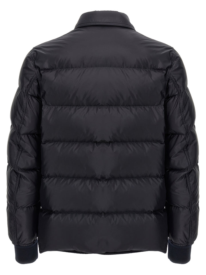 Tom Ford Shirt Collar Down Jacket Puffer Jackets - Blue | c74b00fc18f43cd410fc61f2c8aa8f94447790b0