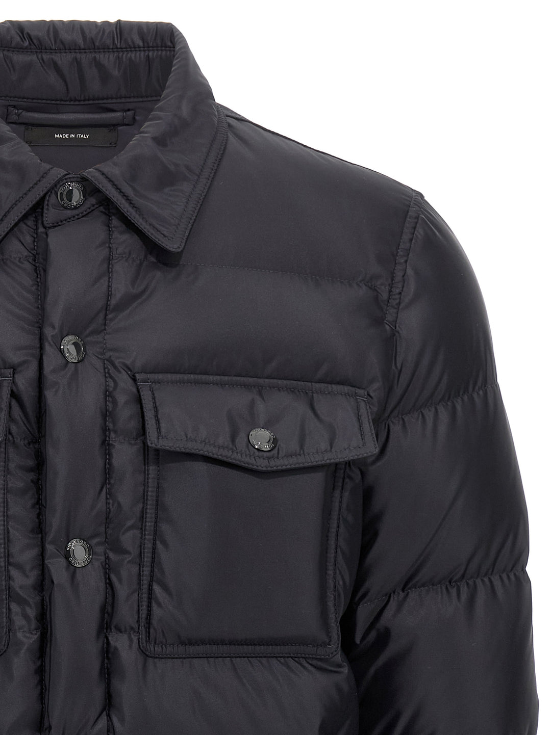 Tom Ford Shirt Collar Down Jacket Puffer Jackets - Blue | 4c2b4a781d63a3189bd5c1bcaabbd6d6cf3a1b40