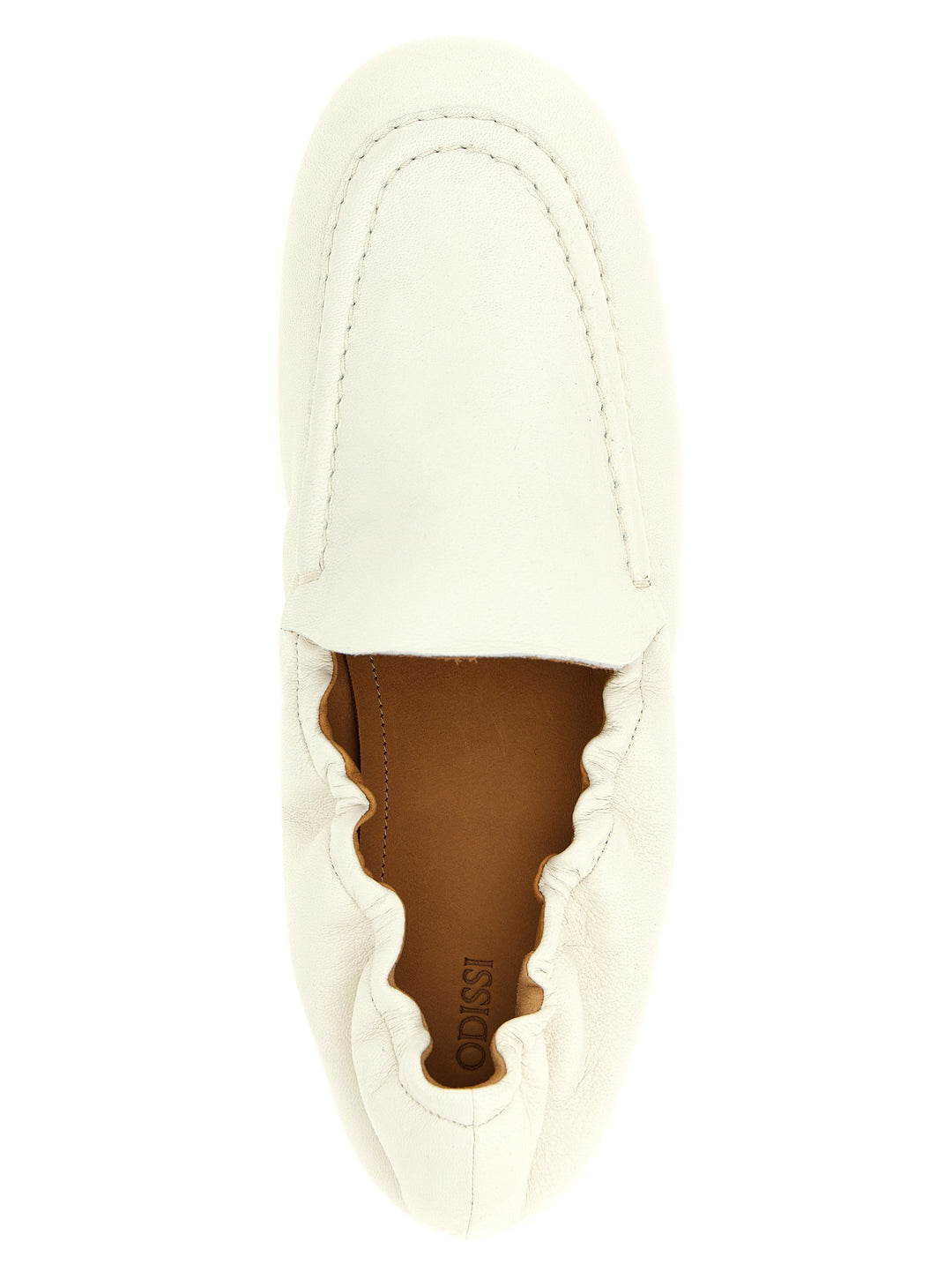 Odissi Siena Nappa Moccasins Loafers - White | 97d5570689d31b89ecbc7d374b944263008adeed