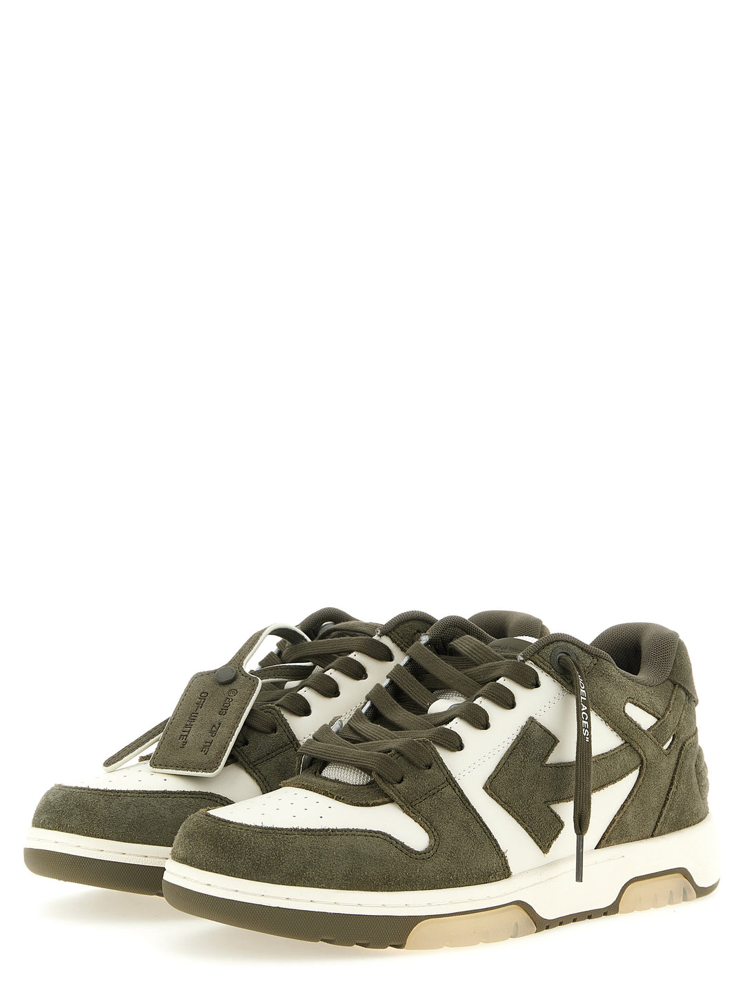 Off-White Out Of Office Sneakers - Green | 77248ca730f091b4be72d8b4c30d907d81472213