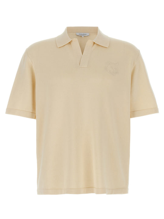 Bold Fox Head Polo Beige