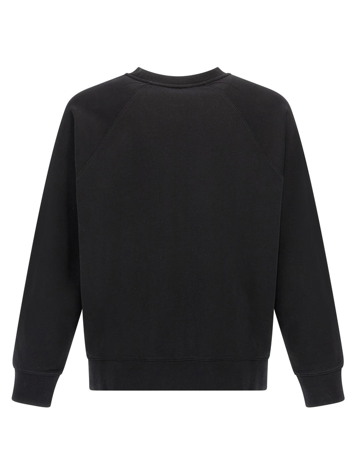 Maison Kitsune Logo Embroidery Sweatshirt - Black | 7c9a9103daa8f5fc9dc242217437837e75fb670f