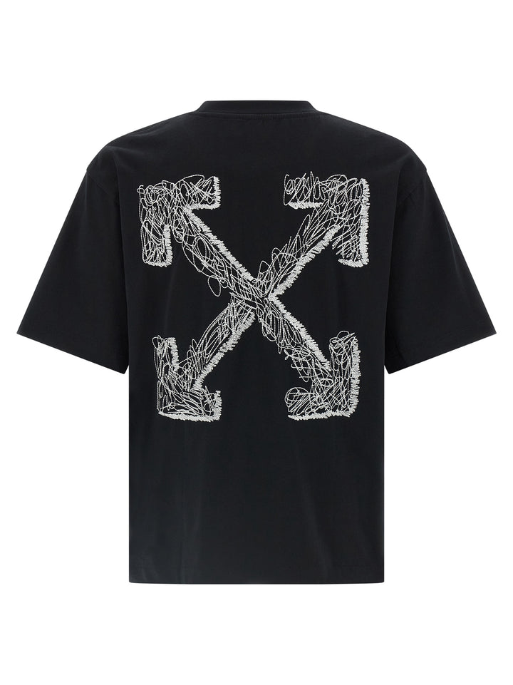 Off-White Scribble Arrow Skate T-shirt - White/Black | 74c35df214b223e94c04529e78c9266f569a00bb