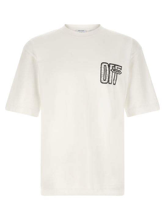 Motion Arrow Skate T-Shirt White