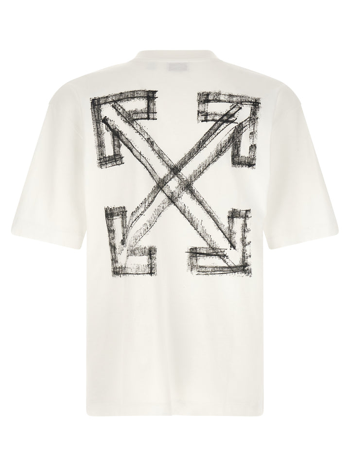 Off-White Motion Arrow Skate T-shirt - White | 6a7f7cb7f96e2a37a8e8cb776c727716aab6d09a