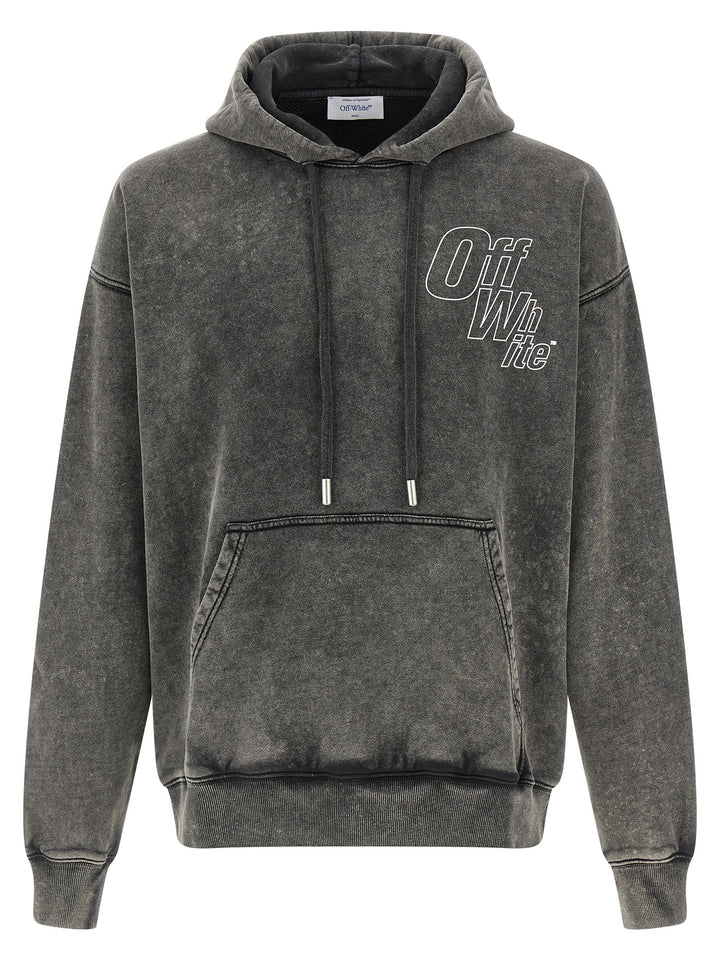 Off-White Outline Arrow Skate Sweatshirt - Gray | 2107a4dd1da90e54b04fcdc705769cc53db929eb