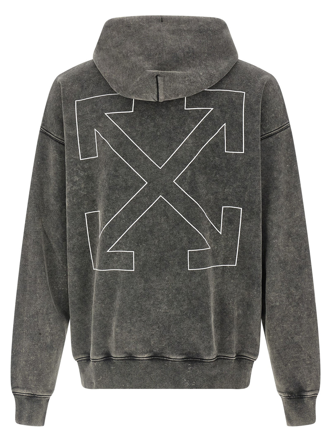 Off-White Outline Arrow Skate Sweatshirt - Gray | 76c59263dbcdbe7fa88c6290c4183ff31c8fb959