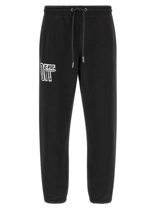 Motion Arrow Cuffed Pants Black