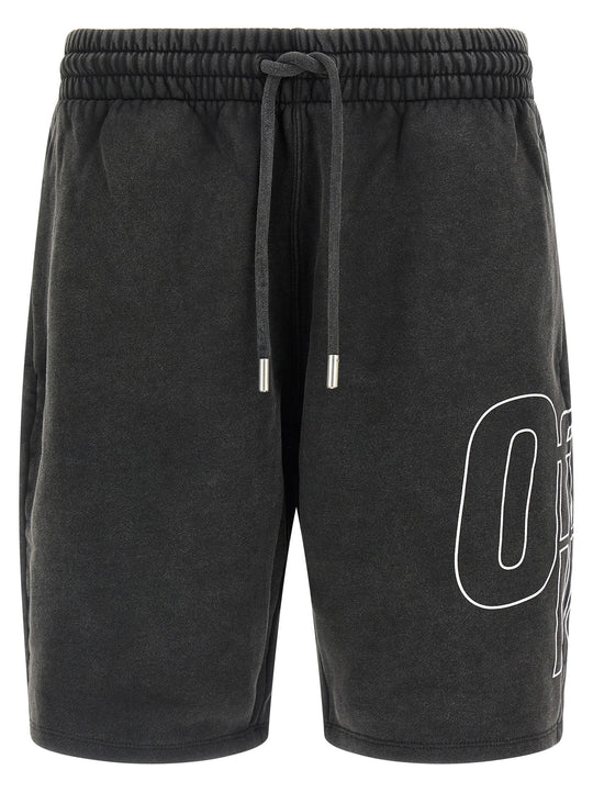 Outline Arrow Skate Bermuda And Short Black