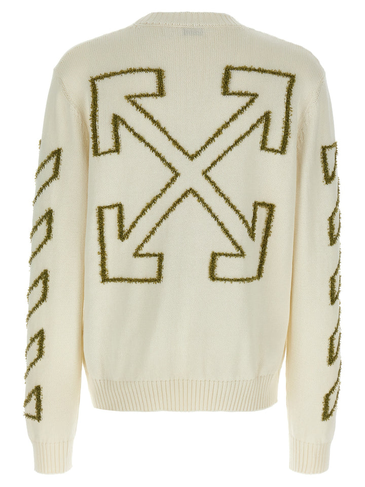 Off-White Diag Outline Sweaters and Cardigans - Beige | a8797184a9eb680d4ee3c926e0d5affad37fa717