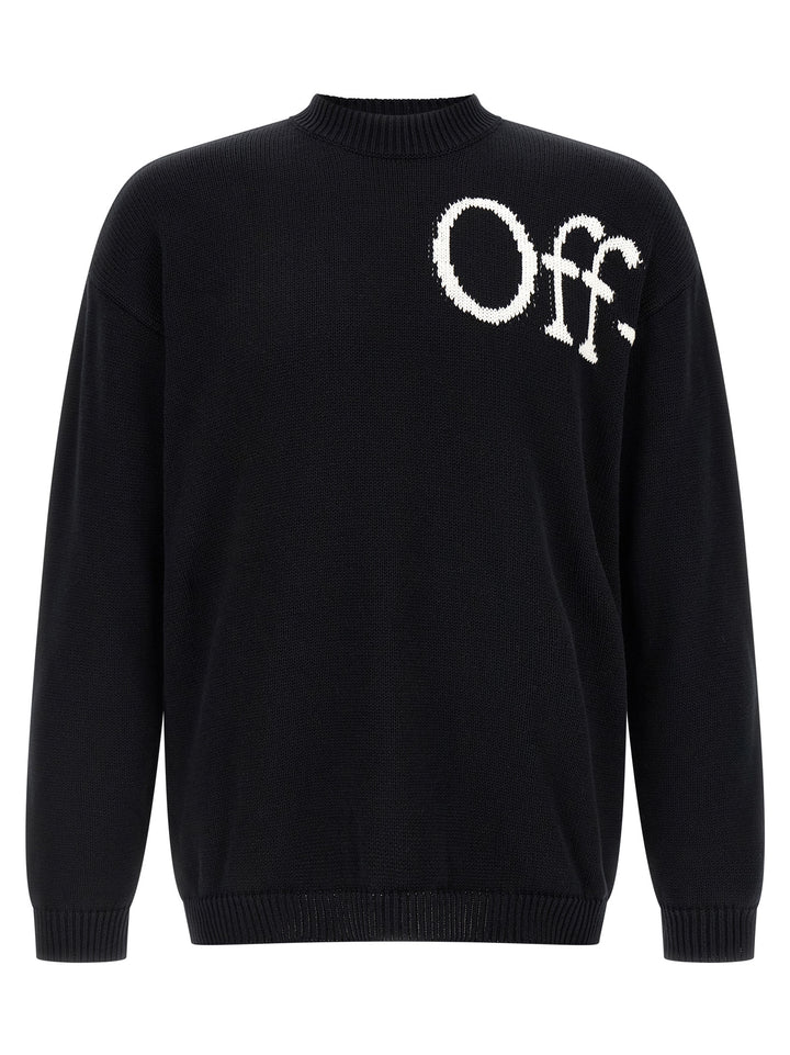Off-White Bookish Shared Sweaters and Cardigans - White/Black | ff64f8e8dd164214d99b47b80c0370834864e1ee