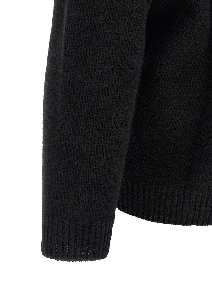 Off-White Vertical Bookish Sweaters and Cardigans - White/Black | 71221b5af9c6a38fd04778547b2a8326540d636b