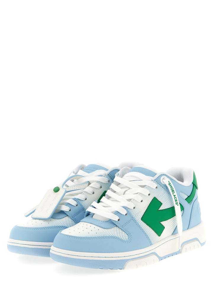 Off-White Out Of Office Sneakers - Light Blue | 092d74be68a92ed45844d0b1de3b9e7b8316826e