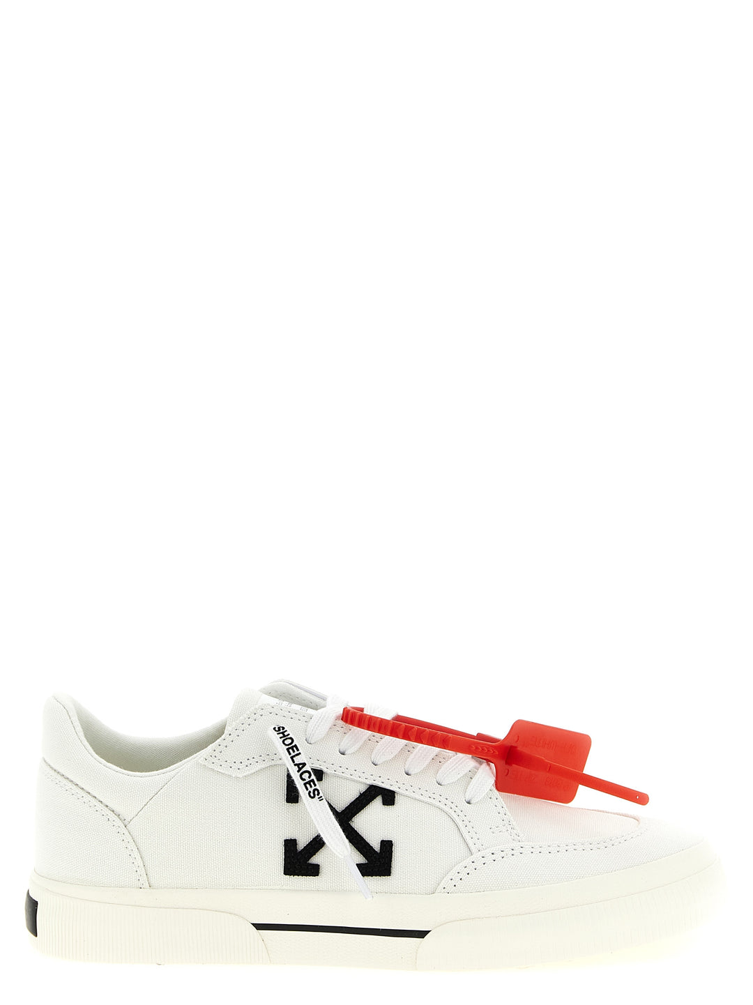 Off-White Vulcanized Sneakers - White/Black | 4c7fa290e22ff7d115a19cb3deb40e46ea6941d2