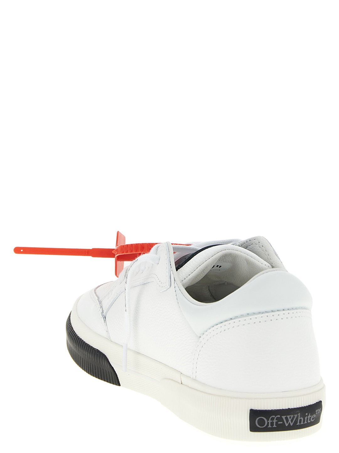 Off-White New Low Vulcanized Leather Sneakers - White/Black | 1d3681934f7e162e2b85a5a169bda223c1e4fa8e