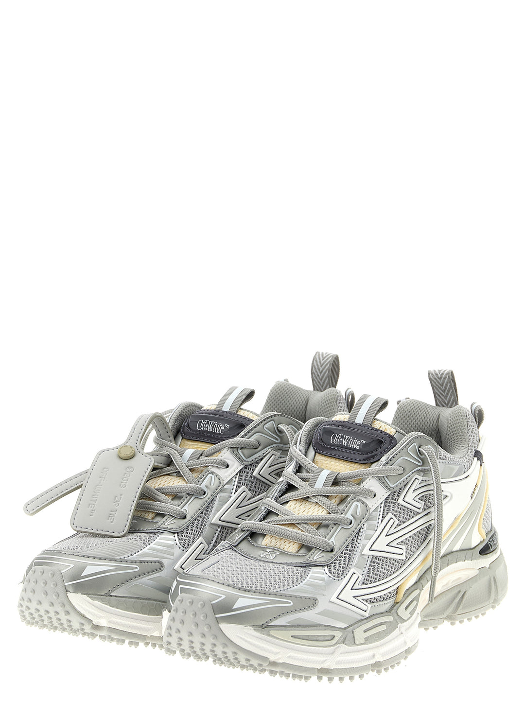 Off-White Be Right Back Sneakers - Silver | 58b8a638e77dd7cc246ae7269cbc973c82075cc3