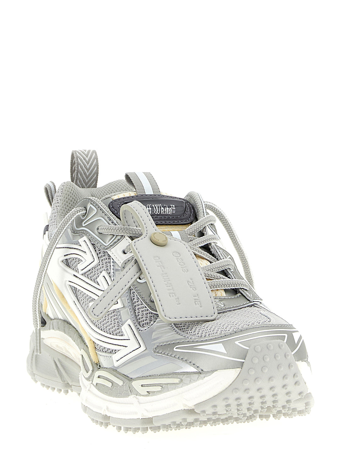 Off-White Be Right Back Sneakers - Silver | 1a48742f7e59d62ba54dc6ca87ecd090249ad564