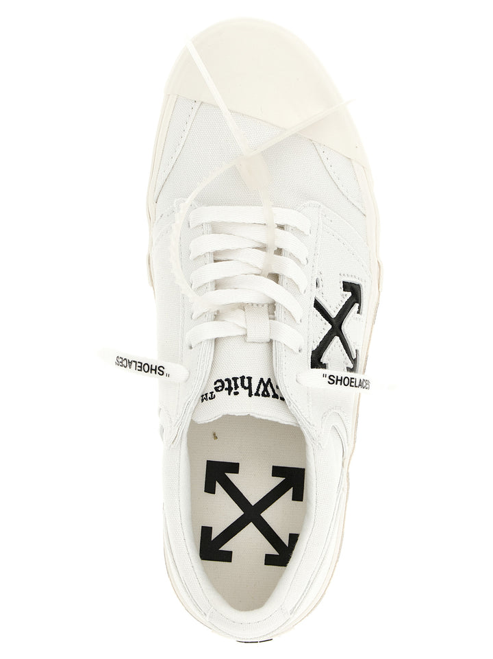 Off-White Vulc Undercut Sneakers - White/Black | 34b9a7424442dc000d0b0141b22a9db7b34bcfff